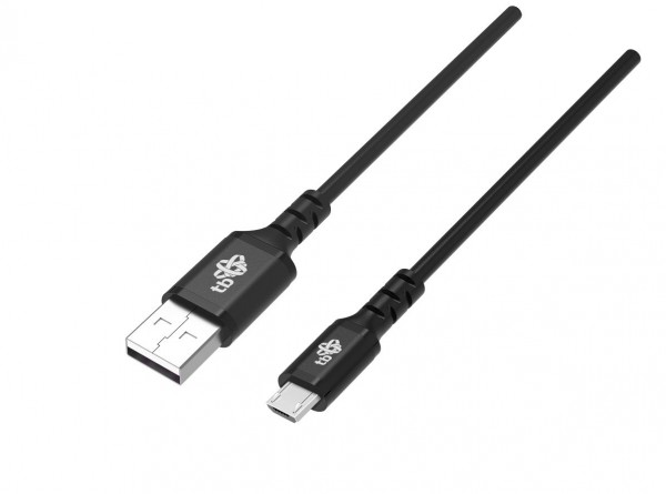 !  Kabel Usb0 Micro Usb 2m Silikone Sort fra Tb